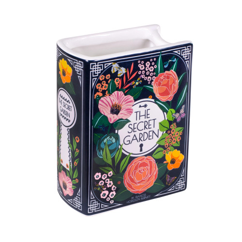 Ceramic Small Book Vase - The Secret Garden