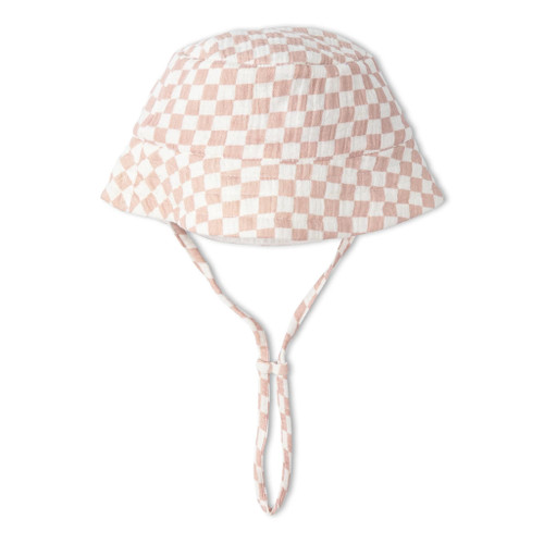 Brick Checks - Organic Bucket Sun Hat