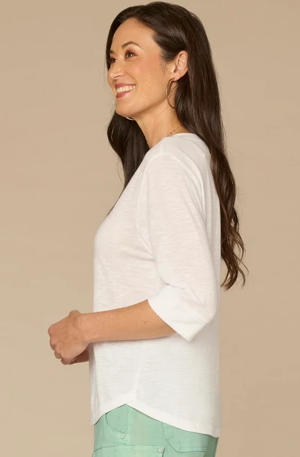 Elbow Roll Sleeve T-Shirt
