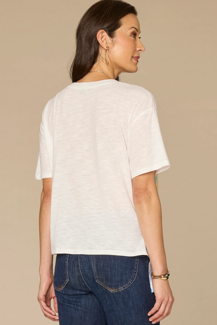 Scenic Scarf Tie Top