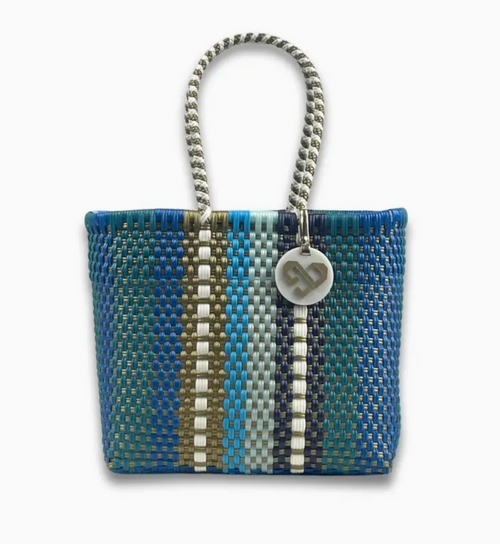 Handwoven Recycled Plastic Tote Bag - Billy Jeans