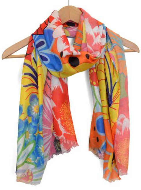 Joy Susan's Multi Groovy Blooms Scarf