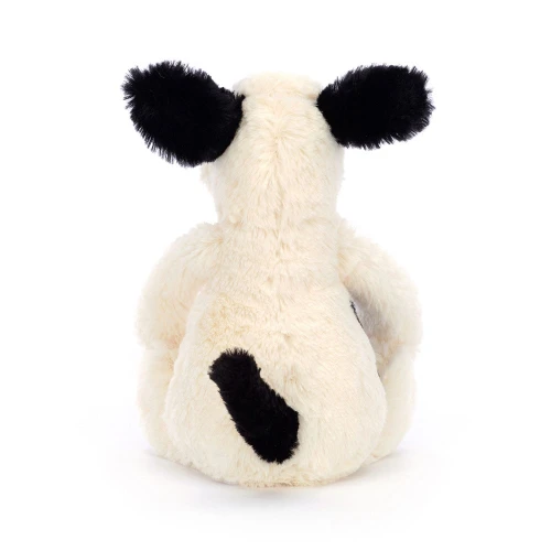 Bashful Black & Cream Puppy Small Plush