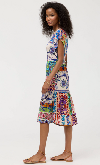 Johnny Was Ameri Tiered Tea Dress