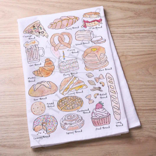 Bread Is My Favorite Funny Kitchen Towel