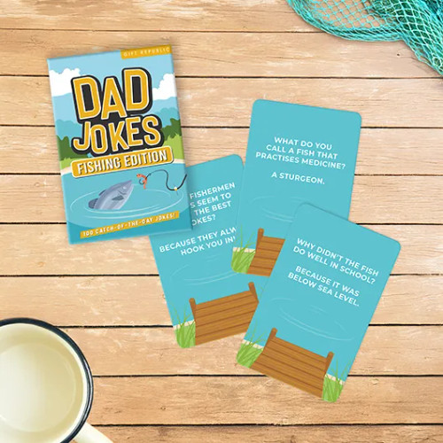 Dad Jokes Fishing Cards