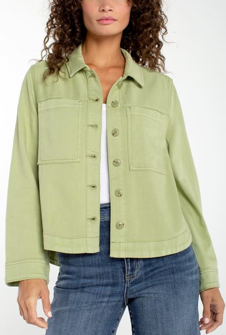 Denim Canvas Shacket