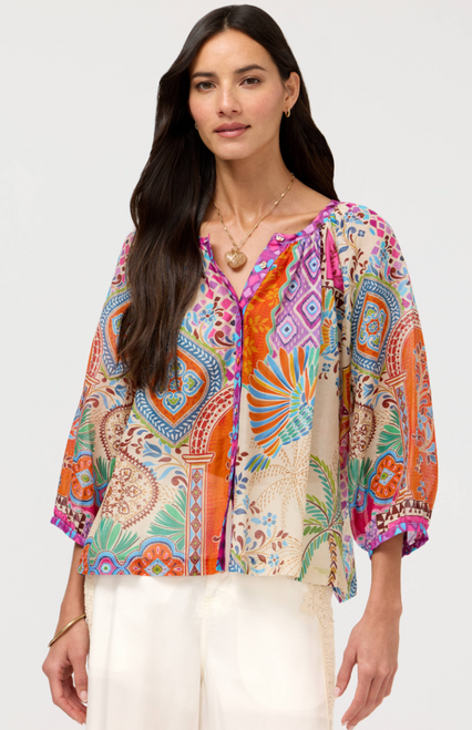 Michaella Peasant Blouse Top