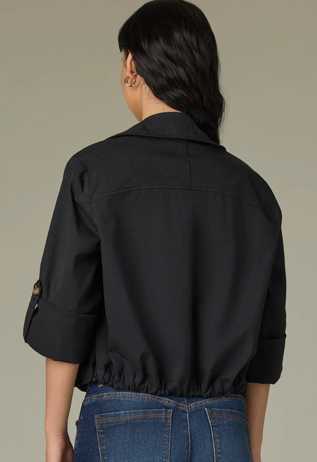 Roll Sleeve Open Jacket