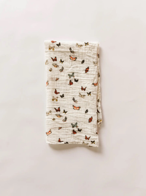 Butterfly Migration Muslin Swaddle