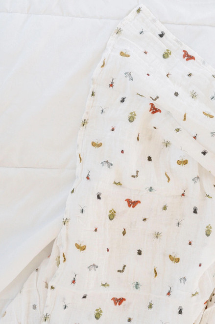 Cutie Crawlies Muslin Swaddle