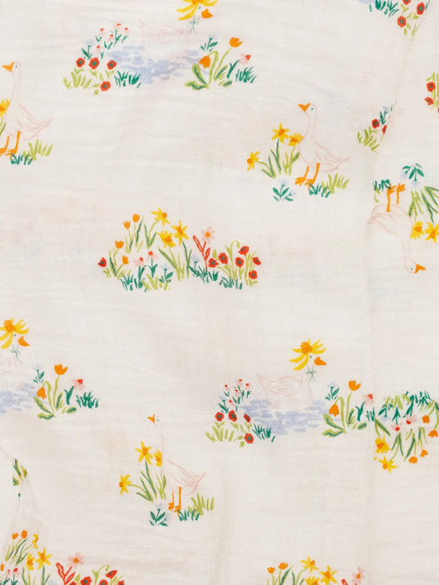 Garden Goose Muslin Swaddle