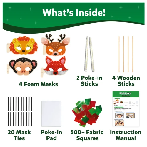 Poke-in Art - Animal Masks