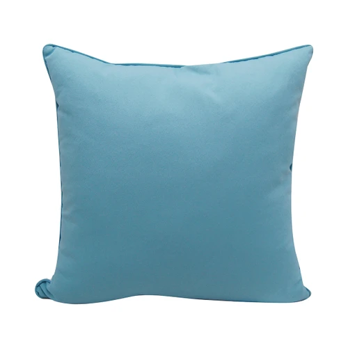 Blue Heron and Saltmarsh Indoor Outdoor Pillow - Left
