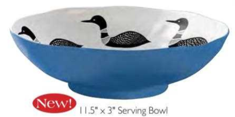 Loons Serving Bowl