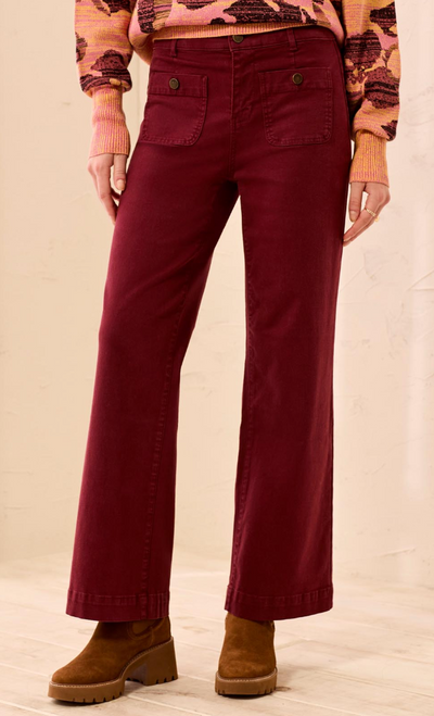 Tribal's Cherry Lacquer Sophia Patch Pocket Colored Denim