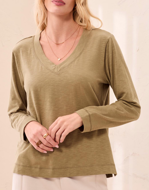 Long Sleeve V-Neck T-Shirt