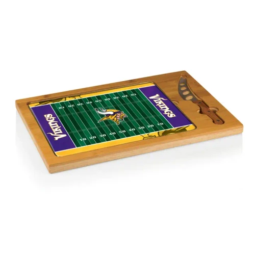 Minnesota Vikings Icon Glass Cutting Board