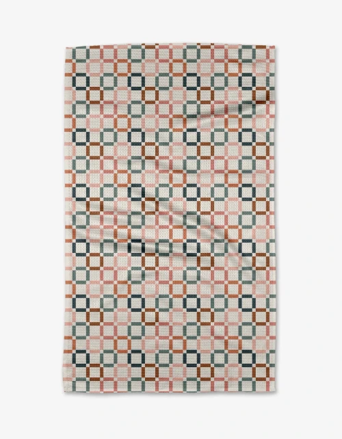 Russet Crossroads Tea Towel