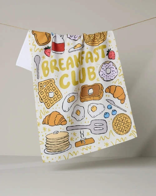 Breakfast Club Tea Towel