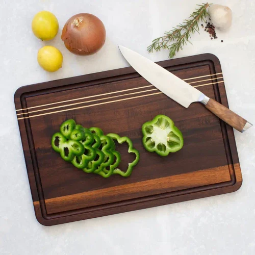 Rock and Branch Acacia Wood Cutting Board with Juice Groove