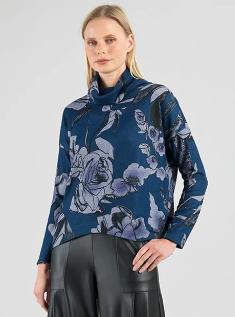Clara Sun Woo Cowl Tipped Hem Sweater