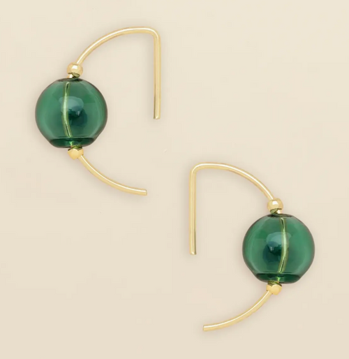 Teal Refined Glass Hoop