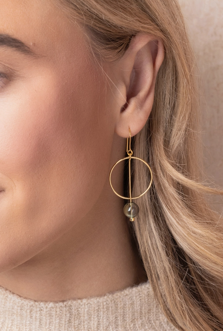 Scout's Smoke Glass Drop Earrings