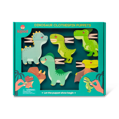 Dinosaur Clothespin Puppets