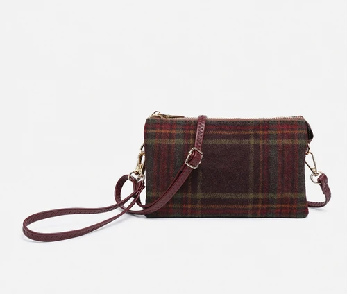 Riley Plaid Crossbody