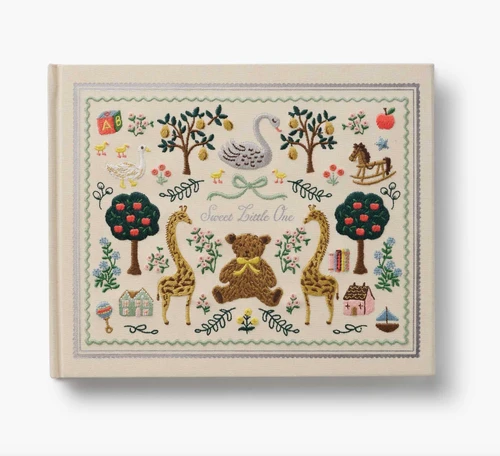 Storybook Embroidered Baby Book