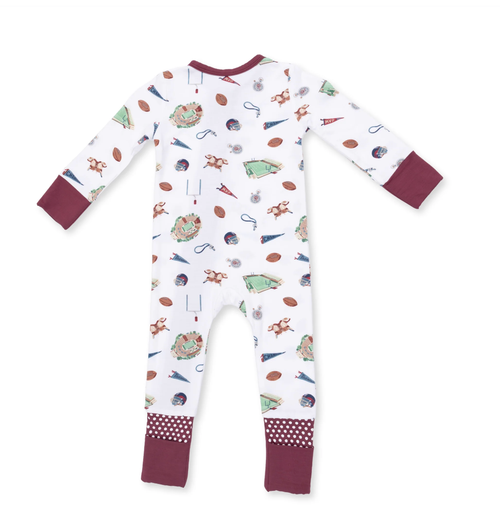 Vintage Football Convertible Romper