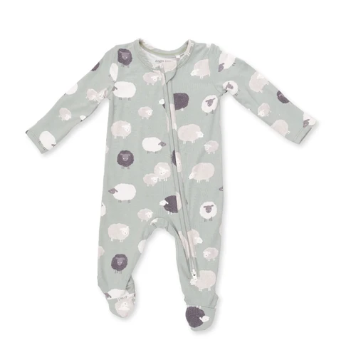Black Sheep 2 Way Zipper Footie