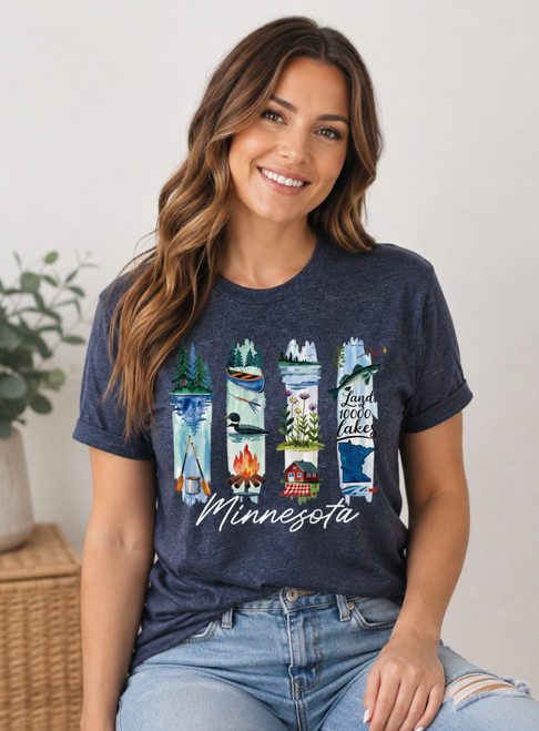 Minnesota State Brushstroke T-Shirt