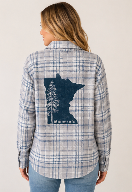 Minnesota Plaid Knit Top