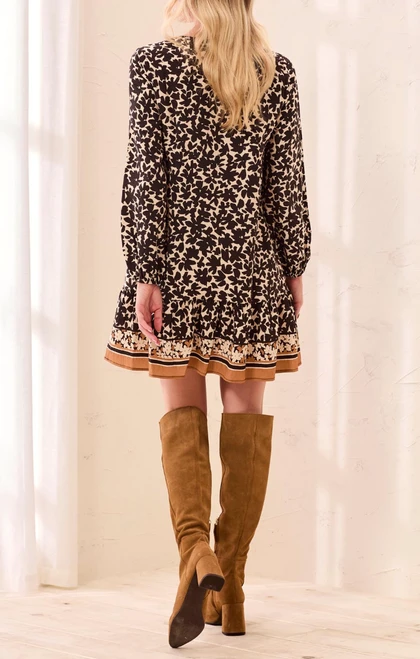 Tribal's Patterned Drop Waist Dress