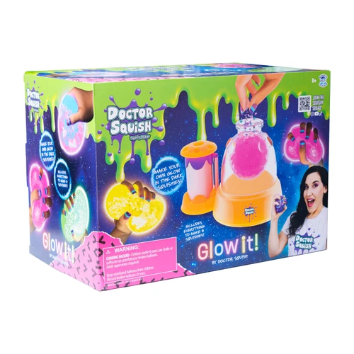 Dr Squish Squishy Maker Station Glow It Edition