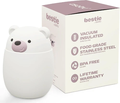 White Bear Bestie Food Jar