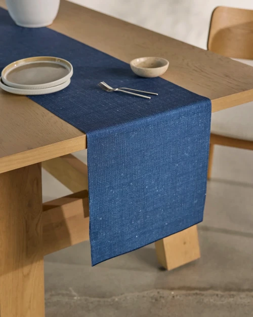 Gather Table Runner Oxford Navy