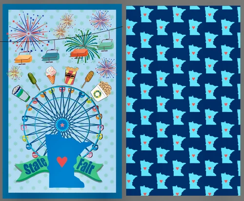 Exclusive MN State Fair Dual Sided Towel 2025 Edition
