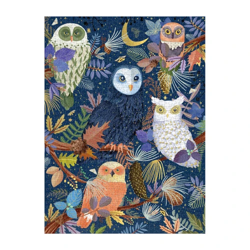 Foil Owls at Dawn 1000 pc Puzzle
