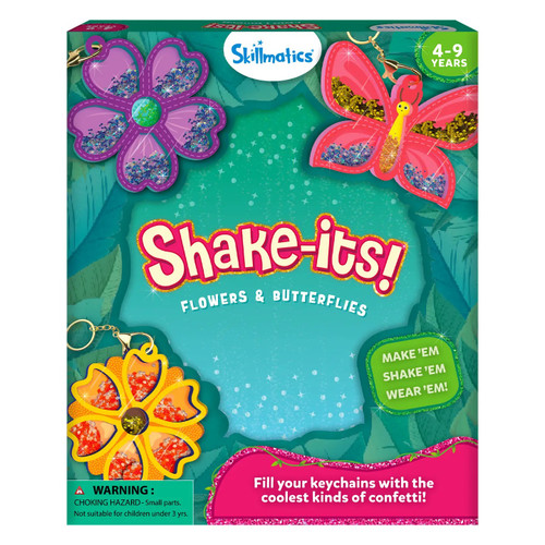 Shake It's! Flowers & Butterflies - Glitter Craft Kit