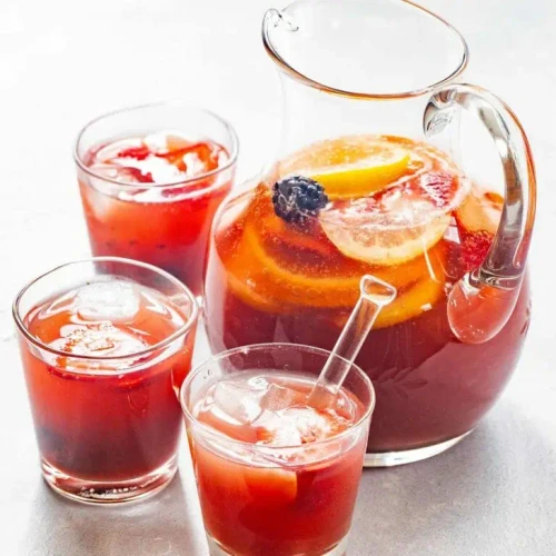 Blood Orange and Hibiscus Mixer