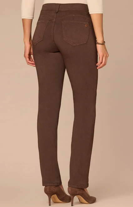 Straight Leg Brown Jean