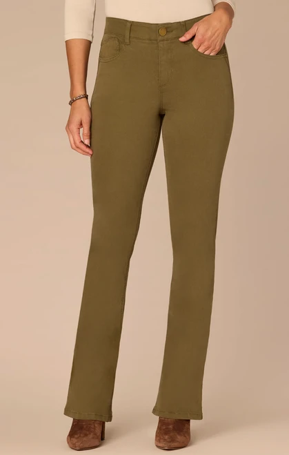 Itty Bitty Bootcut Forest Moss Jean