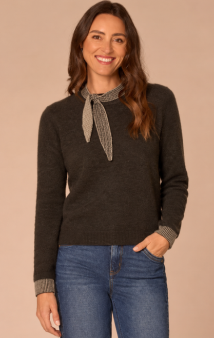 Neck Tie Sweater