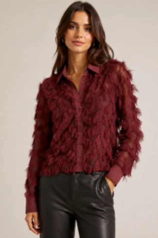 Eyelash Collar Top