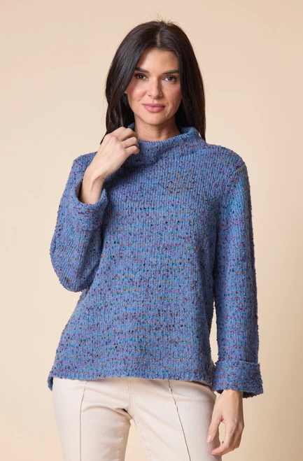 Harbor Confetti Funnel Neck Sweater