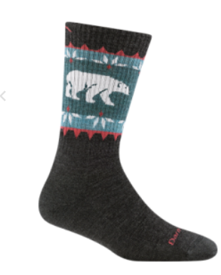 Charcoal Vanna Grizzle Boot Midweight with Cushion Sock
