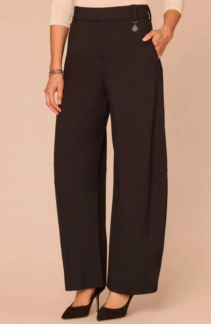 Barrel Leg Ponte Pant